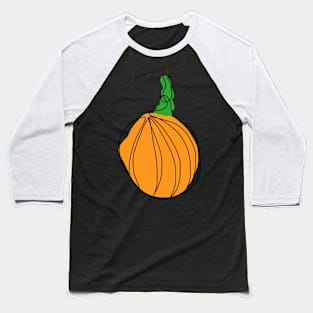 Abstract Pumpkin Baseball T-Shirt